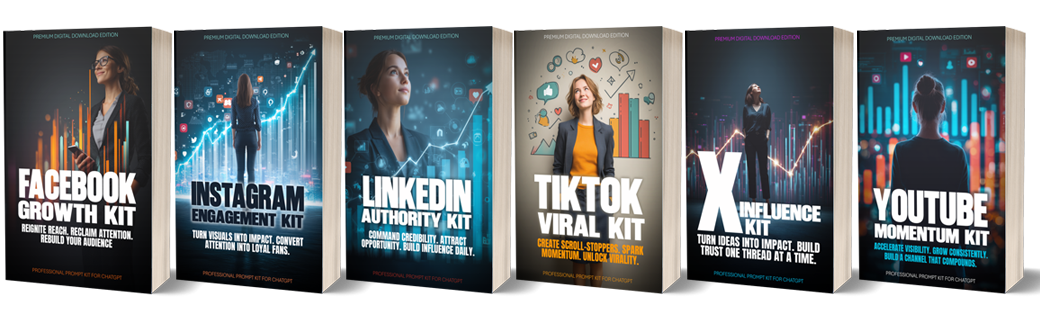 Social Growth Accelerator Prompt Kits for ChatGPT Social Growth Accelerator Prompt Kits for ChatGPT